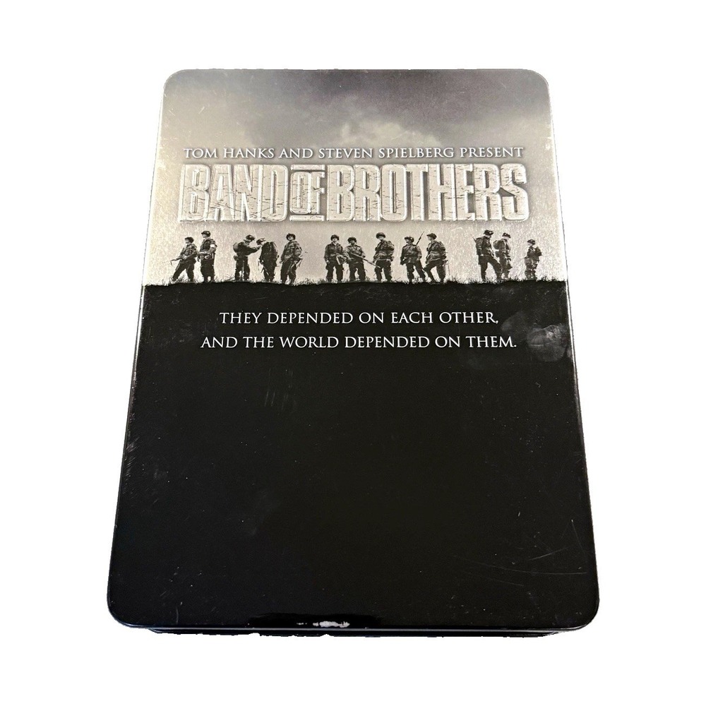 Band of Brothers DVD Box Set Complete Series 6 Disc Collector Metal Tin Case HBO